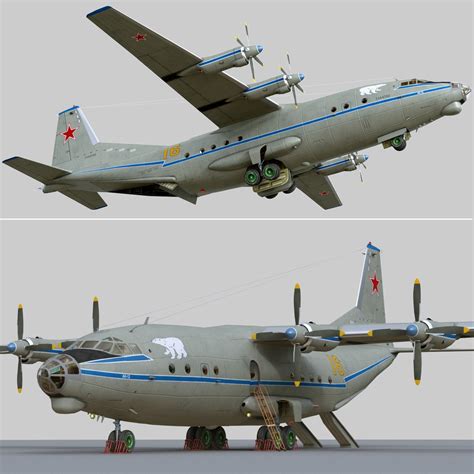 Antonov An-12B model - TurboSquid 1782201