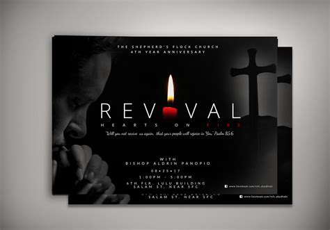 REVIVAL CHURCH INVITATION on Behance