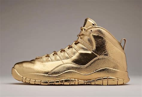 Drake 24K Gold Air Jordan 10 OVO - Sneaker Bar Detroit