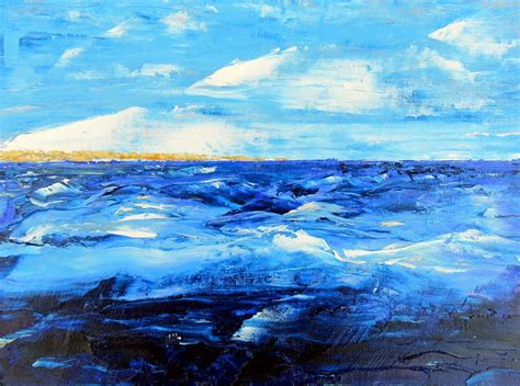 Ocean Blue Painting - Ocean State Art