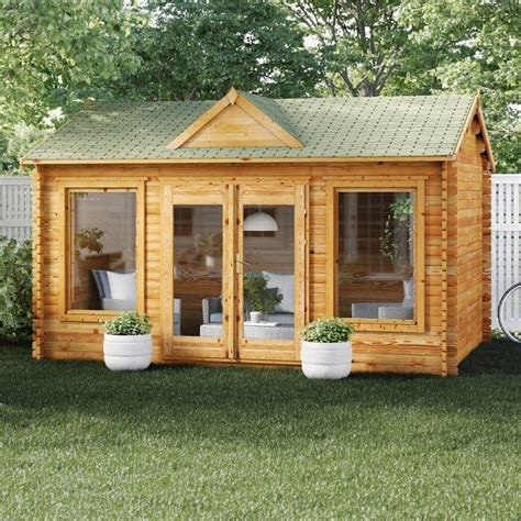 Summer Houses & Log Cabins | Summer house, Corner summer house, Rustic ...