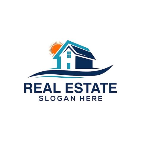 Premium Vector | Real estate house home property logo design template