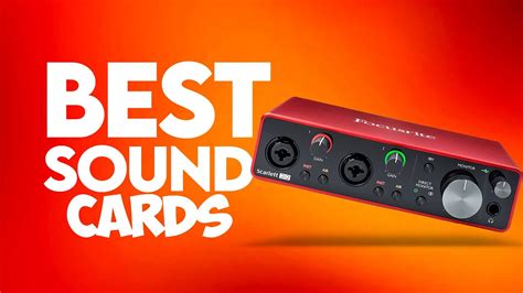 Top 5 Best Sound Card For Music Production 2023 - YouTube