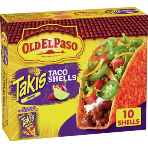 Old El Paso™ Takis® Fuego® Stand 'N Stuff Taco Shells, 5.4 oz - Fry’s ...