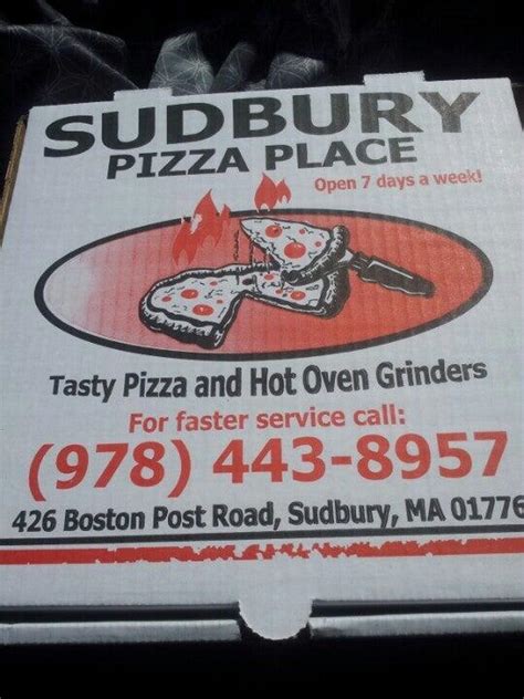 Sudbury Pizza Place - Sudbury, MA - Nextdoor