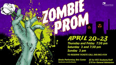 KCC to present spring musical “Zombie Prom” April 20-23 in Battle Creek ...