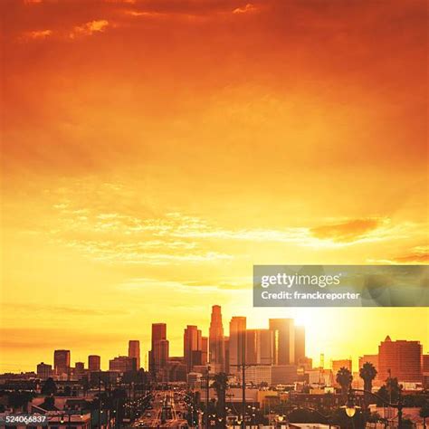 La Skyline Sunset Photos and Premium High Res Pictures - Getty Images