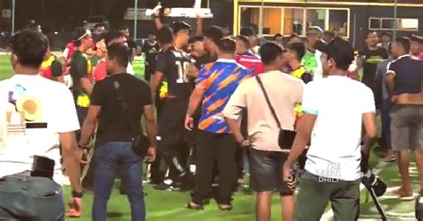 Amateur "Friendly" Football Match Turns Chaotic As Brawl Erupts In ...