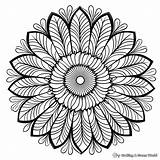 Peacock Mandala Coloring Pages  Free & Printable sketch template