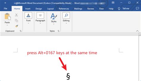 4 Ways to Insert the Section Symbol in Microsoft Word Document