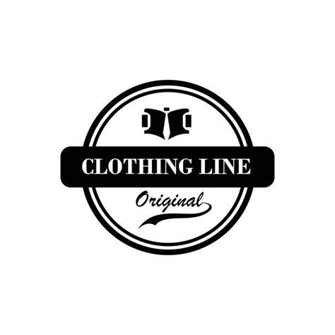 clothing distro shop template design logo 21477529 Vector Art at Vecteezy