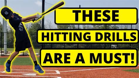 3 BEST Baseball Hitting Drills For Youth Baseball Players - YouTube