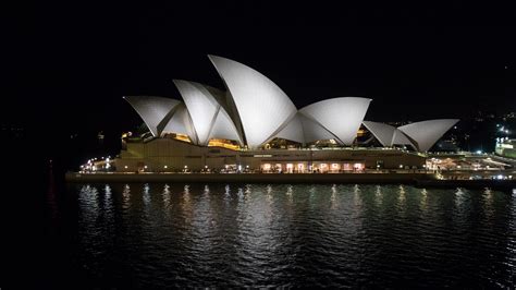 Sydney Opera House Night Free Stock Photo - Public Domain Pictures