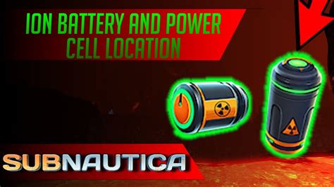 How to get the Ion Battery and Ion Power Cell Blueprint in Subnautica. (UPDATED) - YouTube