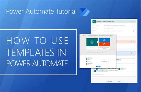 [VIDEO] How to Use Templates in Power Automate - PEI