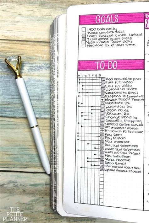 How to Use a Running To Do List in Your Bullet Journal ⋆ The Petite Planner