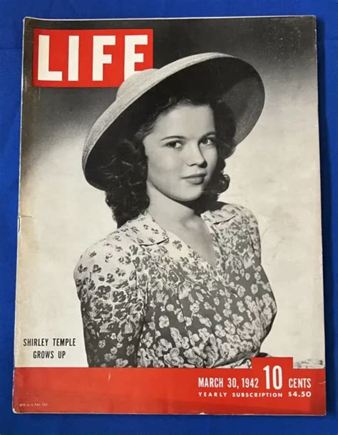 1942 LIFE MAGAZINE - World War Ii Shirley Temple Navy Submarine School ...