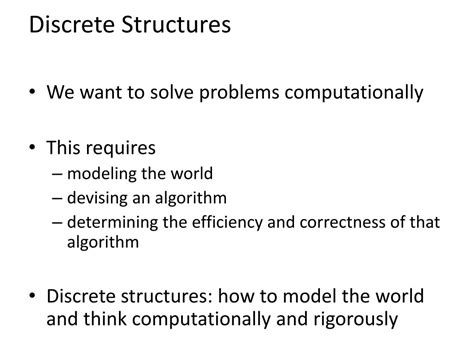 PPT - Introduction to Discrete Structures Fall 2013 PowerPoint Presentation - ID:2401034