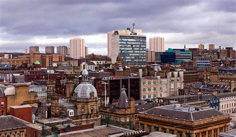 glasgow city centre panoramic, rooftops, skyline, aerial v… | Flickr