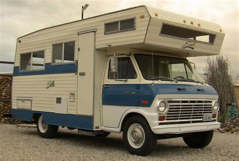 1970 Shasta Ford Econoline | Travel camper, Vintage travel trailers, Chevy van