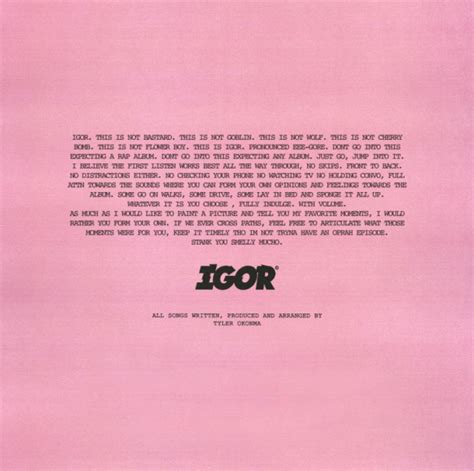 Tyler, The Creator releases new album, Igor, on limited vinyl