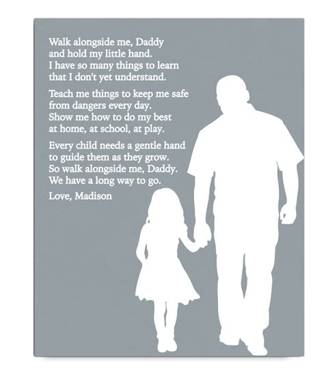 Dad Daughter Poem Print | lupon.gov.ph