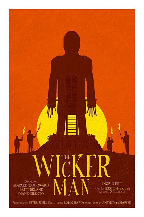 The Wicker Man (1973) | Peliculas de terror, Poster de peliculas ...