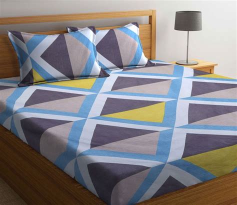 Buy Geometric Single Bed Sheets Online in India - WoodenStreet