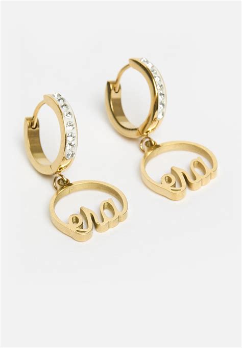 Era precious drop earrings - gold ERA by DJ Zinhle Jewellery ...