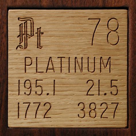 Facts, pictures, stories about the element Platinum in the Periodic Table