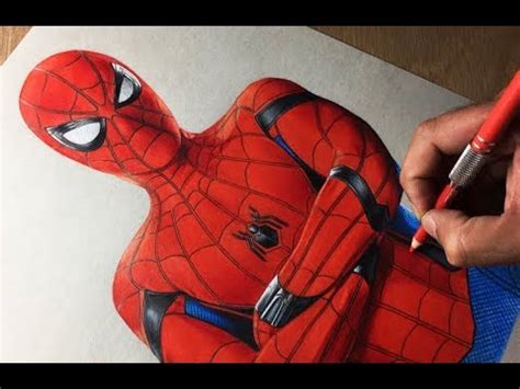 Speed Drawing: Spiderman Homecoming - Marvel - Avengers Timelapse | Artology : marvelstudios