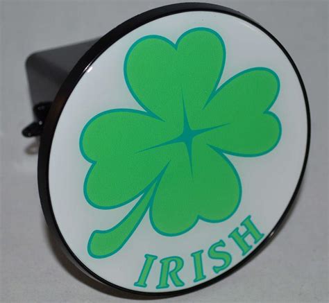 Sell Irish 4 Leaf Clover - 2" Tow Hitch Receiver Cover Insert Plug for ...