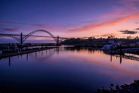 The Historic Yaquina Bay Bridge Is A Masterpiece Along The Oregon Coast