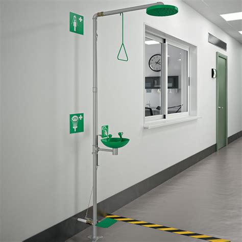 Emergency Safety Shower and Eyewash Station - Delabie 9203