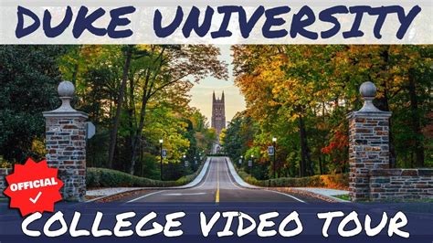 Duke University - Video Tour - YouTube