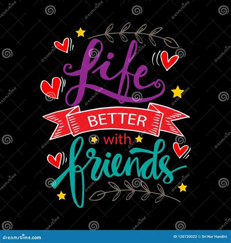 Let`s Be Friends Hand Drawn Vector Illustration In Cartoon Comic Style ...