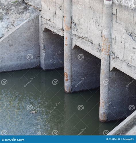 Lock the Channel of Irrigating System Stock Image - Image of ...