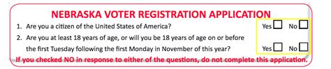 Free Nebraska Voter Registration Form – Register to Vote in NE - PDF – eForms