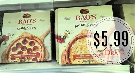 Rao's Frozen Pizza $5.99 at Harris Teeter! - The Harris Teeter Deals