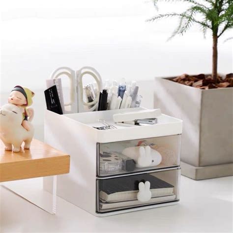 White Desktop Organiser, Furniture & Home Living, Home Improvement & Organisation, Storage Boxes ...