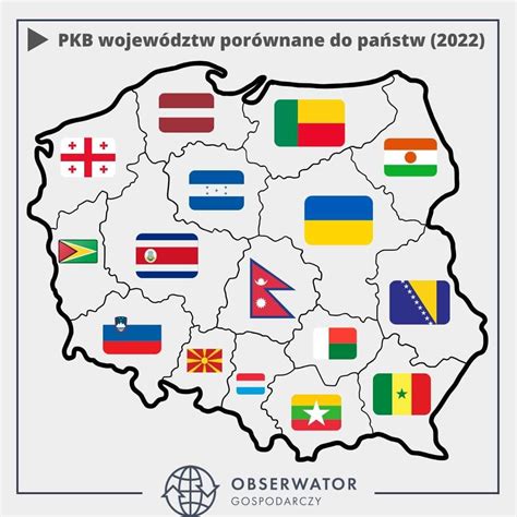 GDP of Polish voivodeships comparison to similar GDP of countries. : r ...