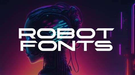 robot font generator | HipFonts