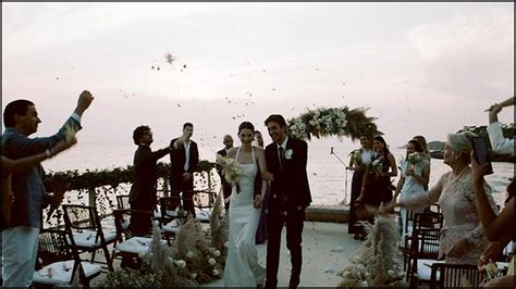 Meadow Walker gets married in a lavish beachside wedding - Vin Diesel walks her down the aisle ...