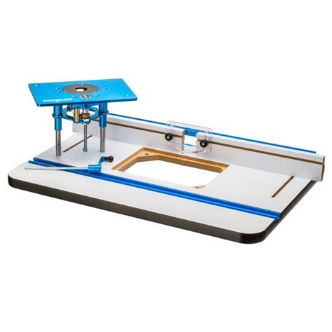 Rockler High Pressure Laminate Router Table, Fence and FX Router Lift | Router lift, Router ...