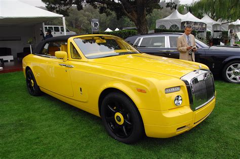 Monterey 2008: Yellow Rolls-Royce Phantom Drophead Coupe Photo Gallery ...