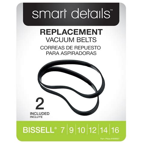 smart details 2-Pack Vacuum Belt for Bissell 7;9;10;12;14;16 in the ...