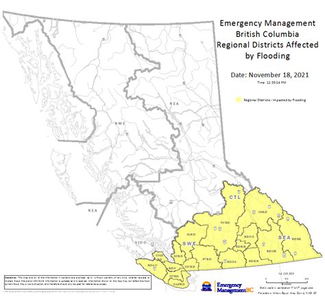 B.C. flooding map 2021 shows areas affected by atmospheric river | Globalnews.ca