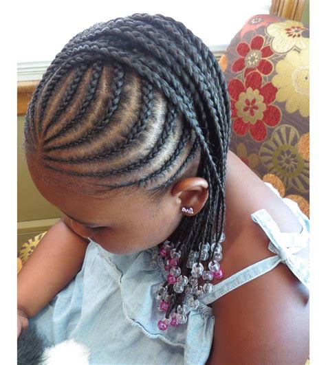 Braided hairstyles for little black girls with different details ... | Cute hairstyles and girl ...