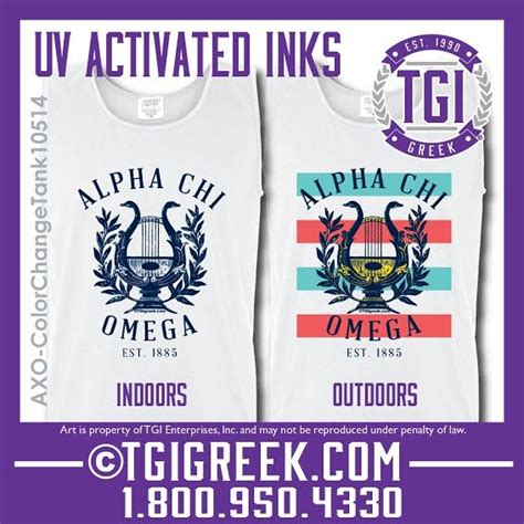 TGI Greek - Alpha Chi Omega - Color Change Tanks - Comfort Colors # ...