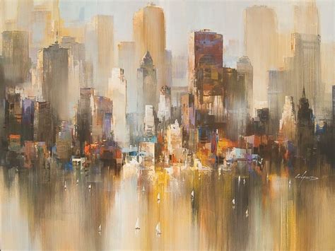 City Painting, Cityscape Painting, Art Aquarelle, Watercolor Art ...